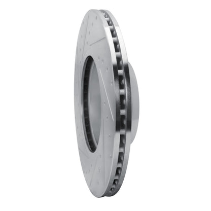 R1 Concepts R1 18-25 BMW 430I Gran Coupe Front Right Drilled & Slotted Silver Brake Rotor
