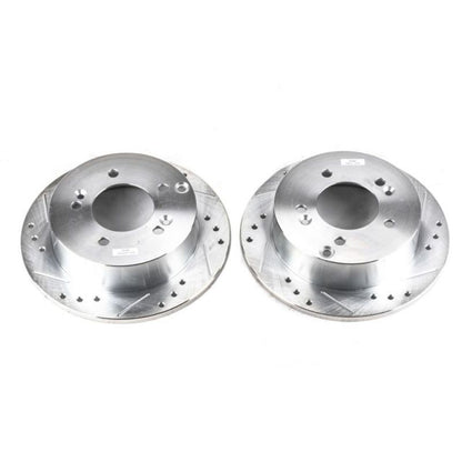 PowerStop Power Stop 06-10 Hyundai Sonata Rear Evolution Drilled & Slotted Rotors - Pair