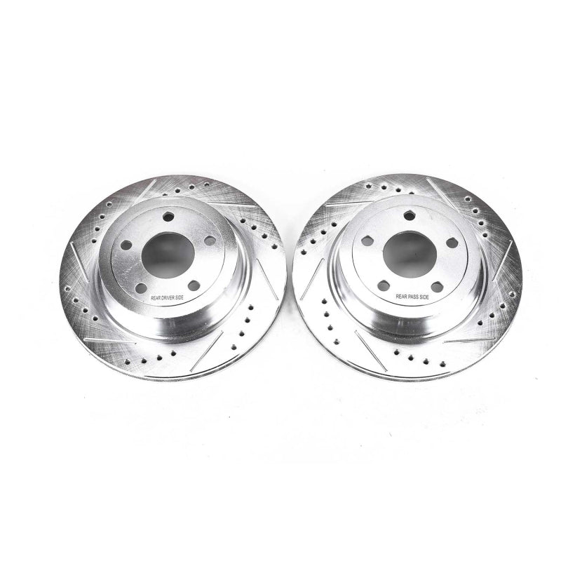 PowerStop Power Stop 09-10 Chevrolet Cobalt Rear Evolution Drilled & Slotted Rotors - Pair