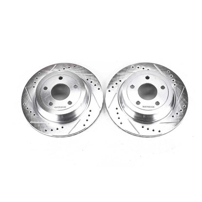 PowerStop Power Stop 09-10 Chevrolet Cobalt Rear Evolution Drilled & Slotted Rotors - Pair