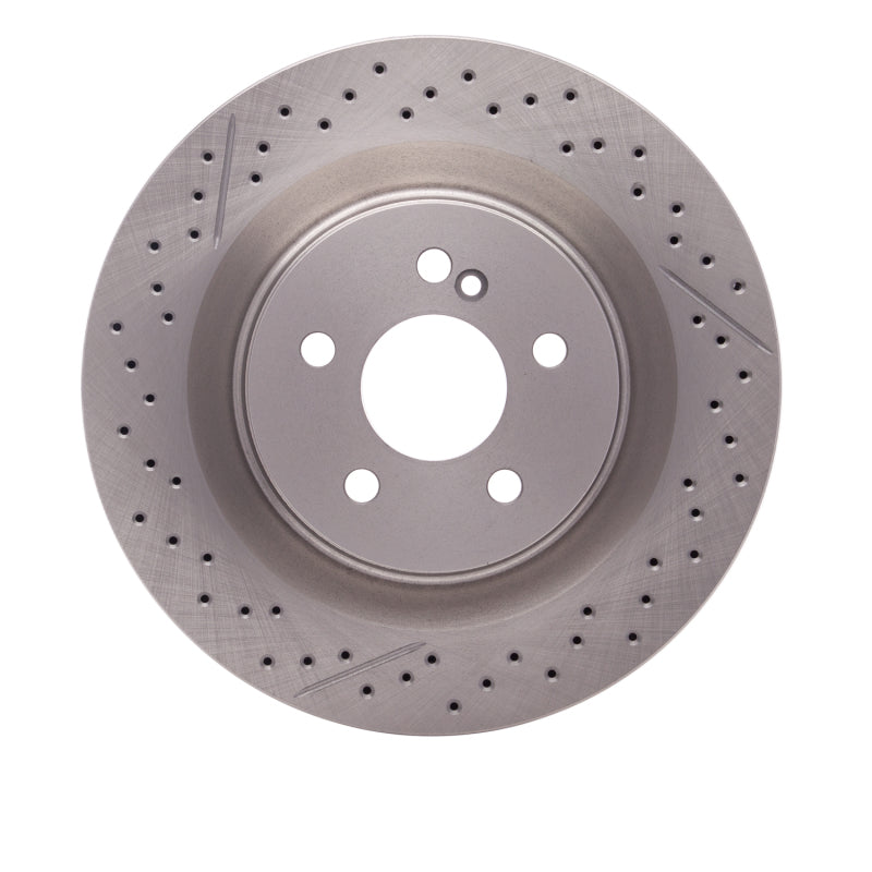 DFC 08-15 Mercedes-Benz C63 AMG Rear Drilled and Slotted Brake Rotor