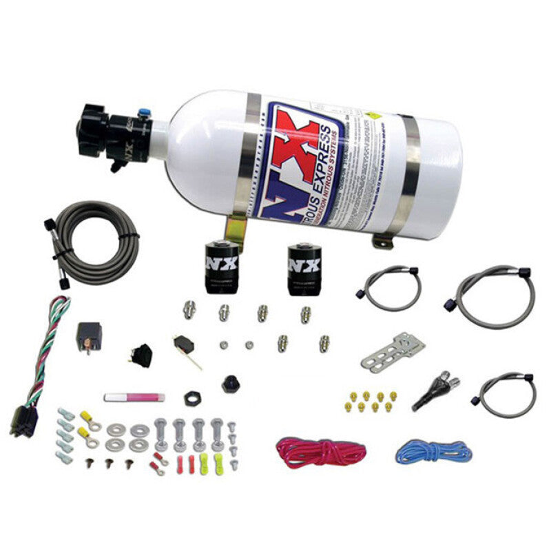 Nitrous Express E85 Universal Nitrous Kit for EFI (Single Nozzle Application) w/10lb Bottle