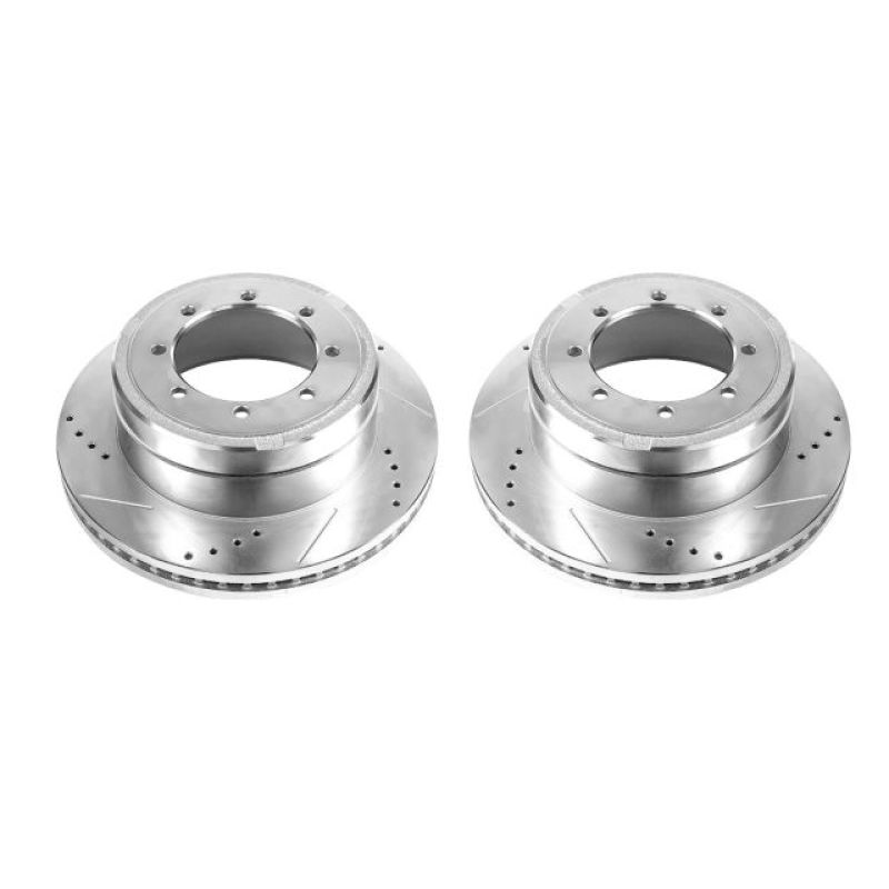 PowerStop Power Stop 13-16 Ford F-450 Super Duty Rear Drilled & Slotted Rotor - Pair