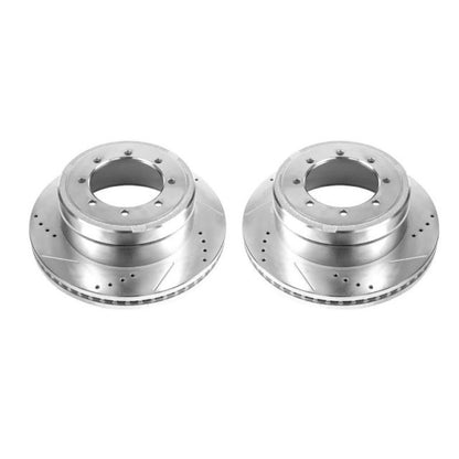 PowerStop Power Stop 13-16 Ford F-450 Super Duty Rear Drilled & Slotted Rotor - Pair