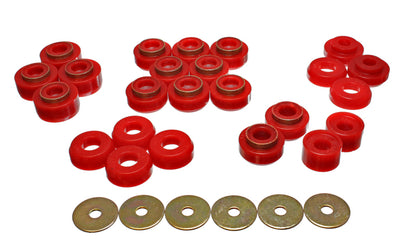 Energy Suspension GM Body Mount - Red