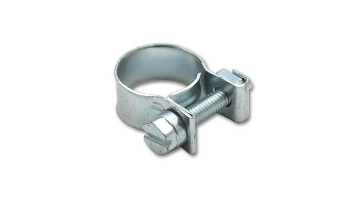 Vibrant Fuel Injector Style Mini Hose Clamps 14-16mm clamping range Pk of 10 Zinc Plated Mild Steel