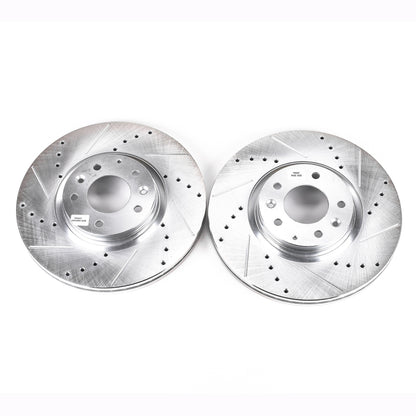 PowerStop Power Stop 06-07 Mazda 6 Front Evolution Drilled & Slotted Rotors - Pair
