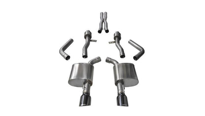 CORSA Performance Corsa 2015-2023 Dodge Charger SRT / Scat Pack / R/T 6.4L Black Sport Cat-Back Exhaust