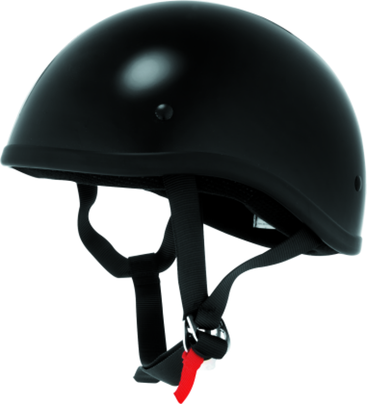 Bikers Choice Skid Lids Original Helmet Flat Black - XL