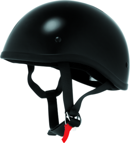 Bikers Choice Skid Lids Original Helmet Flat Black - Large