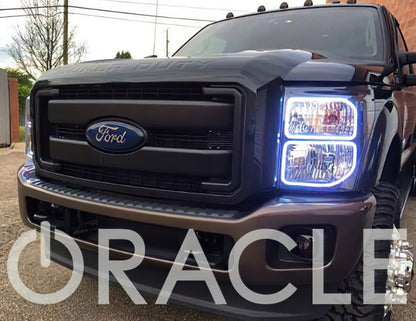 ORACLE Lighting Oracle Ford F250/350 11-16 LED Halo Kit (Square Ring Design) - White