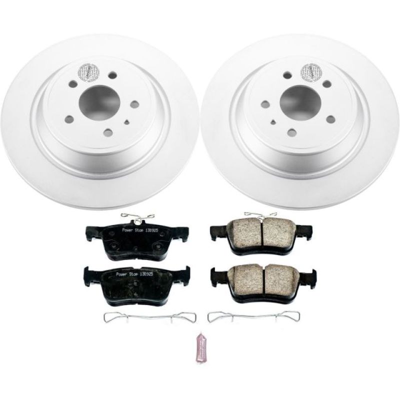 PowerStop Power Stop 13-19 Ford Fusion Rear Z17 Evolution Geomet Coated Brake Kit