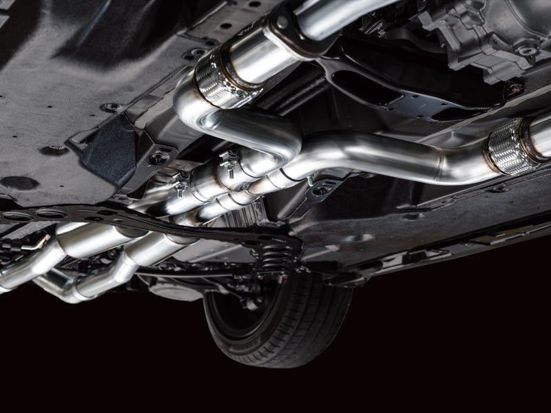 AWE Tuning 2023 Nissan Z RZ34 RWD Track Edition Cat-Back Exhaust System w/ Chrome Silver Tips