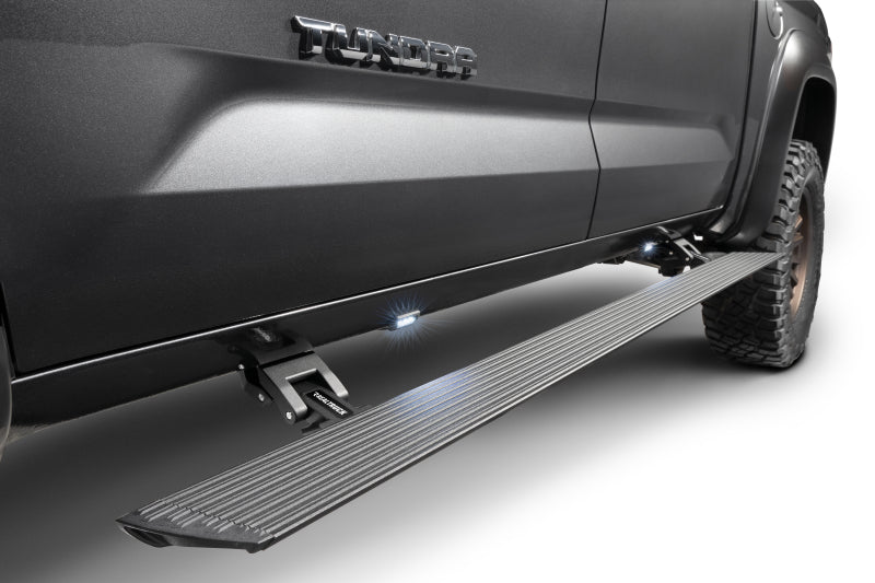 Go Rhino RealTruck 22-24 Toyota Tundra Crew Cab VoltStep Electric Running Board Kit - Tex. Blk