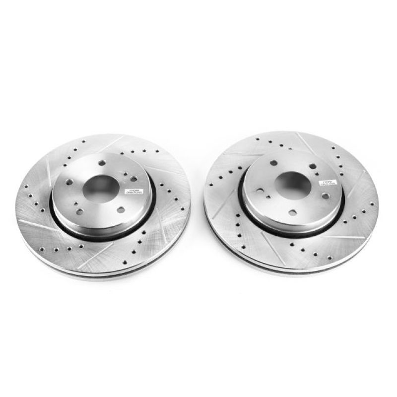 PowerStop Power Stop 10-13 Suzuki Kizashi Front Evolution Drilled & Slotted Rotors - Pair