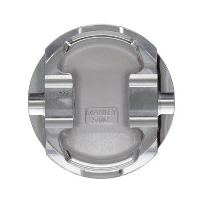 Manley Performance Manley 03-06 Mitsubishi Evo 8/9 4G63T 87mm +2.0mm Bore 8.5/9.0:1 Dish Pistons w/ Rings