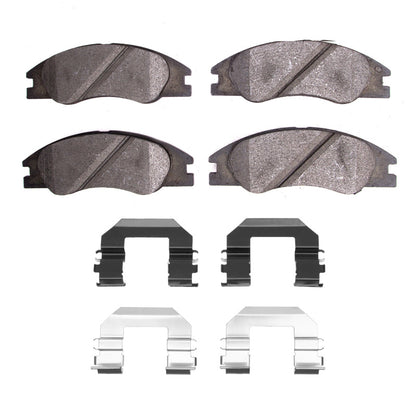 R1 Concepts R1 04-09 Kia SPECTRA5 Front Optimum OE Brake Pads & Hardware Kit