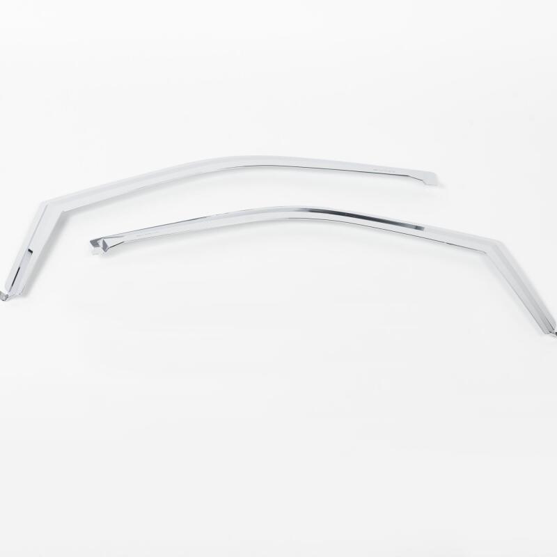Putco 14-14 Chevrolet Silverado HD - Crew Cab (Front Only) Element Chrome Window Visors