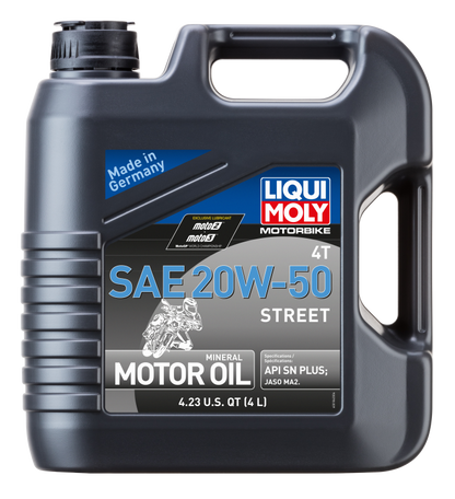 LIQUI MOLY 4L Motorbike 4T SAE 20W50 Street