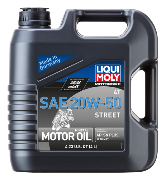 LIQUI MOLY 4L Motorbike 4T SAE 20W50 Street