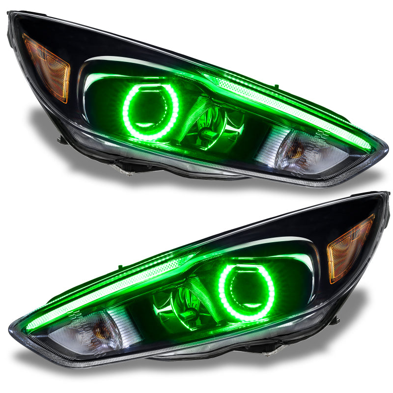 ORACLE Lighting Oracle 15-17 Ford Focus RS/ST DRL Upgrade w/ Halo Kit - ColorSHIFT w/ Simple Controller