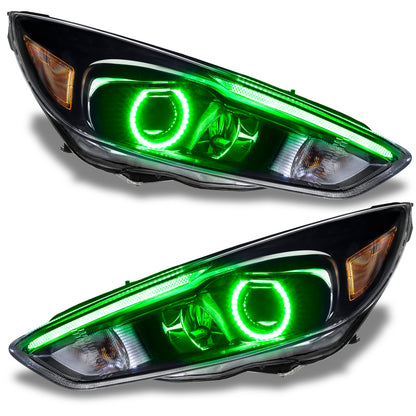ORACLE Lighting Oracle 15-17 Ford Focus RS/ST DRL Upgrade w/ Halo Kit - ColorSHIFT w/o Controller