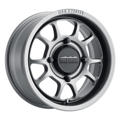Method Wheels Method MR409 Bead Grip 15x10 / 5+5/0mm Offset / 4x136 / 106.25mm CB Steel Grey Wheel