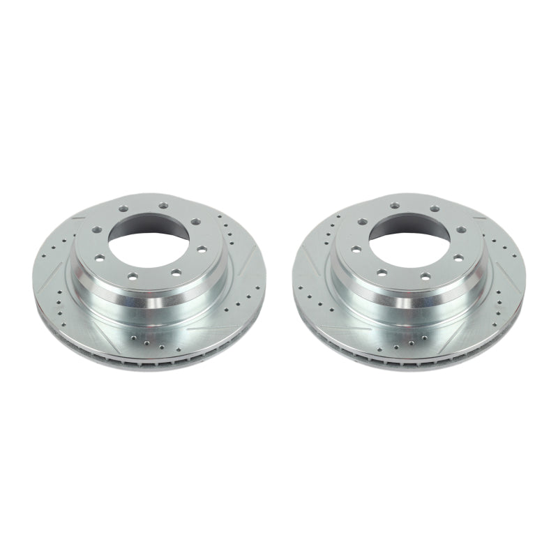 PowerStop Power Stop 12-19 Nissan NV1500 Rear Evolution Drilled & Slotted Rotors - Pair