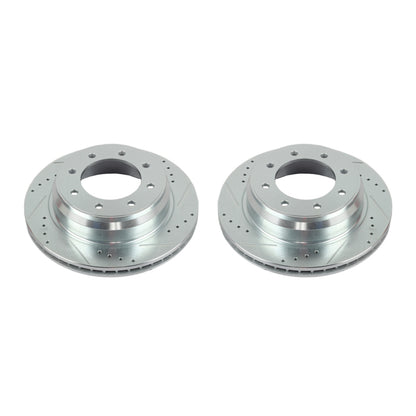 PowerStop Power Stop 12-19 Nissan NV1500 Rear Evolution Drilled & Slotted Rotors - Pair