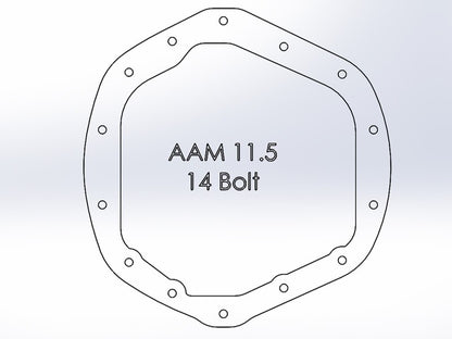 aFe Power Front/Rear Diff Cover Kit w/ Oil 11-19 GM Diesel Trucks V8 (AAM 9.25-12 & AAM 11.5-14)