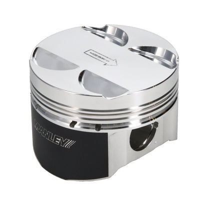 Manley Performance Manley 03-06 Evo 8/9 4G63T 87.0mm +2.0mm Over Bore 10.0/10.5:1 Flat Top Pistons w/ Rings