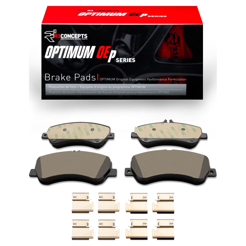R1 Concepts R1 10-15 Mercedes-Benz GLK350 Front Optimum OE Pads & Hardware Kit