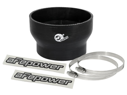 aFe Magnum FORCE Intake Coupling Kit (4-1/3 IN ID to 3-1/2 IN ID x 2-3/4 IN L) Straight Black