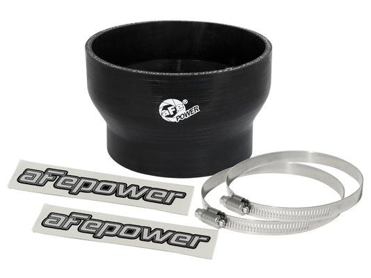 aFe Magnum FORCE Intake Coupling Kit (4-1/3 IN ID to 3-1/2 IN ID x 2-3/4 IN L) Straight Black