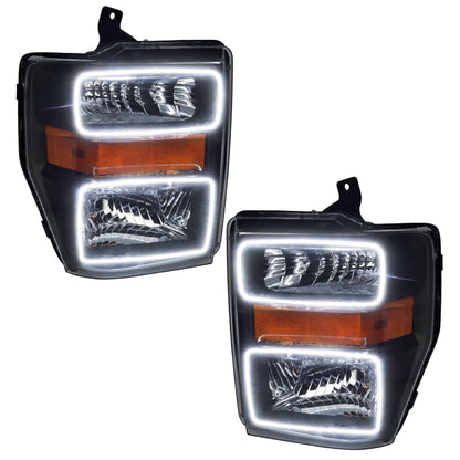 ORACLE Lighting Oracle 08-10 Ford F250/350 LED HL - Black - White