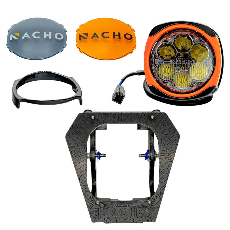 Nacho Offroad Technology Nacho Lighting 17-23 KTM EXC Quatro Hi/Low Plug N Play Kit
