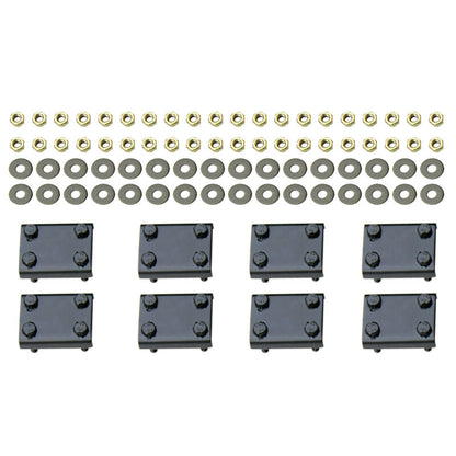 Westin 2005-2009 Chevrolet/GMC/Pontiac/Saturn Equinox Premier Oval Nerf Step Bar Mount Kit - Black