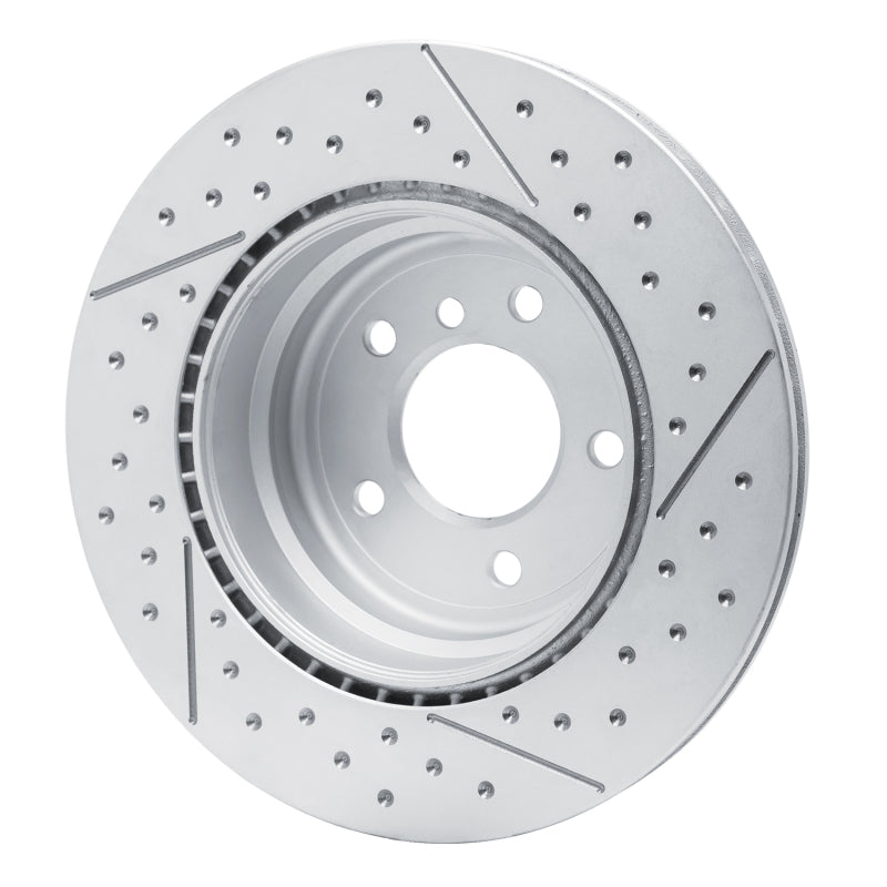 DFC 13-13 BMW 135IS Rear GeoSPEC Coated Rotor - Dimpled and Slotted