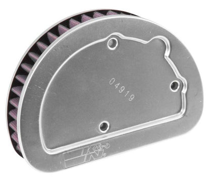 K&N Engineering K&N Replacement Unique Air Filter 6.625in L x 4.75in W x 1.625in H with 1 Flange for Harley-Davidson