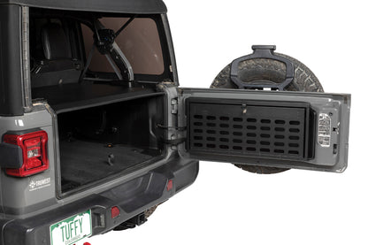 Tuffy Products Tuffy Jeep Wrangler Molle Tailgate Lockbox W/ Combo Lock