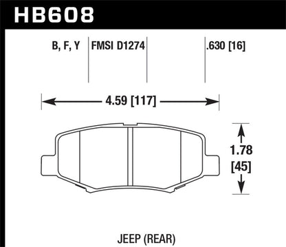 Hawk Performance Hawk LTS Street Brake Pads