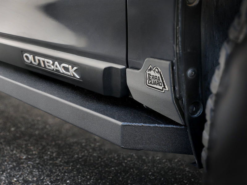 aFe POWER 15-19 Subaru Outback H4 2.5L / H6 3.6L Terra Guard Trail Steps - Black
