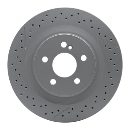 DFC 08-15 Mercedes-Benz C63 AMG Rear Drilled GeoSPEC Coated Rotor and Slotted
