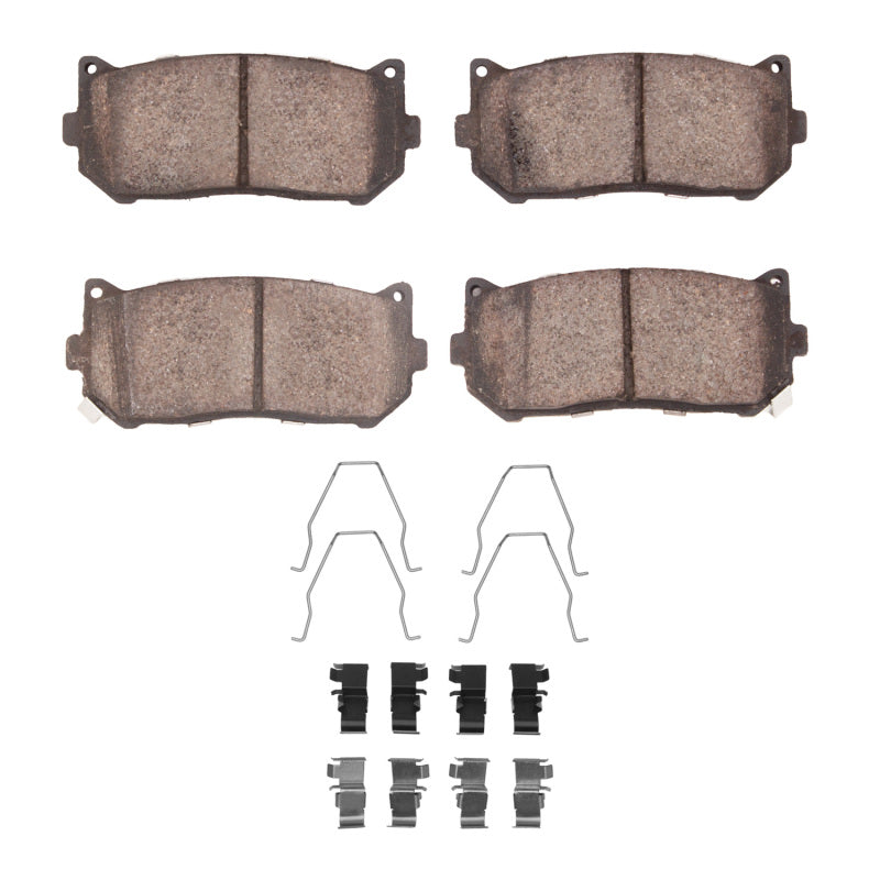 R1 Concepts R1 98-03 Kia Sephia Rear Optimum OE Pads & Hardware Kit