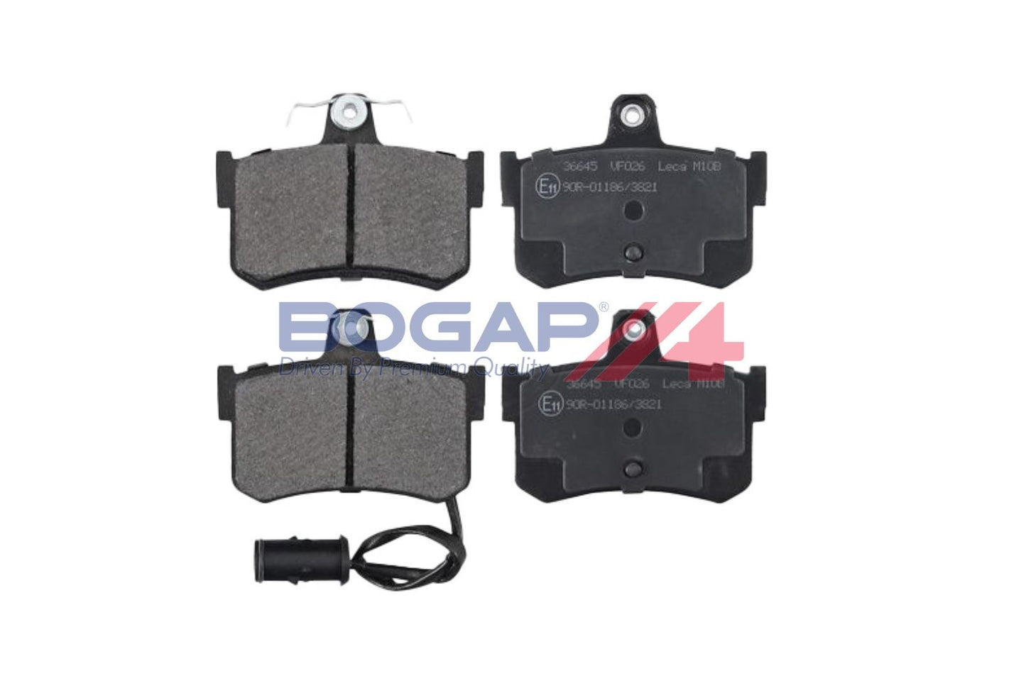 BOGAP Y8210217 Brake Pad Set, Disc Brake