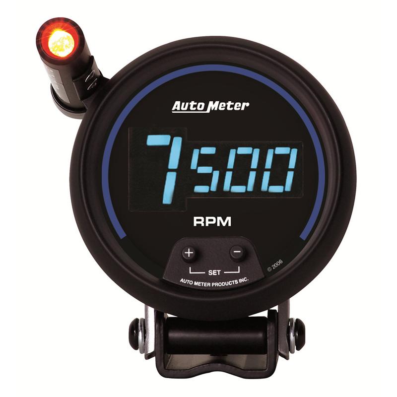 Autometer Cobalt Digital 85.7mm Black Electric Programable Speedometer