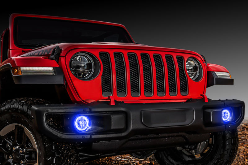 ORACLE Lighting Oracle Jeep Wrangler JL/Gladiator JT LED Surface Mount Fog Light Halo Kit - ColorSHIFT