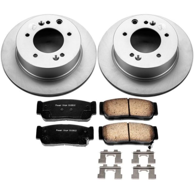 PowerStop Power Stop 03-06 Kia Sorento Rear Z17 Evolution Geomet Coated Brake Kit