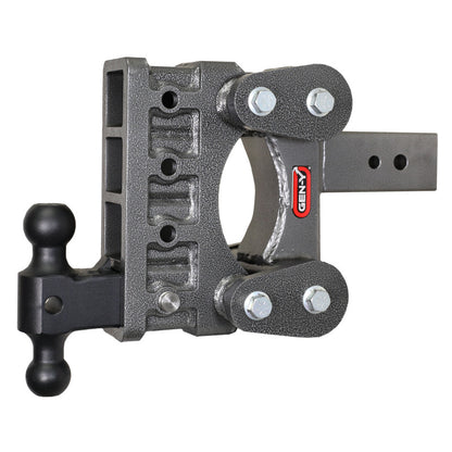 GEN-Y Hitch Gen-Y The Boss Torsion-Flex 3in Shank 6in Drop 3.5K TW 32K Hitch w/GH-0161 Dual-Ball