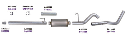 Diamond Eye Performance Diamond Eye KIT 3in Catback Single GAS AL FORD 5.4L F150 04-08
